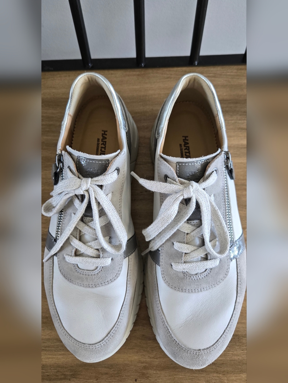 Women's Hartjes Wave Shoe - Aluminium/Eisgrau Color - Picture 4 of 11